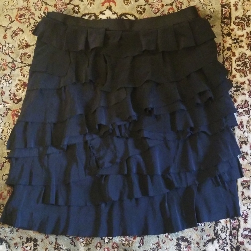 Black bolero ruffle skirt